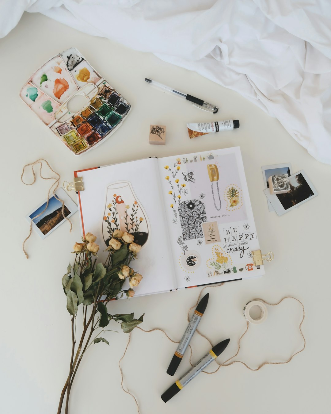 Group art therapy session with diverse participants